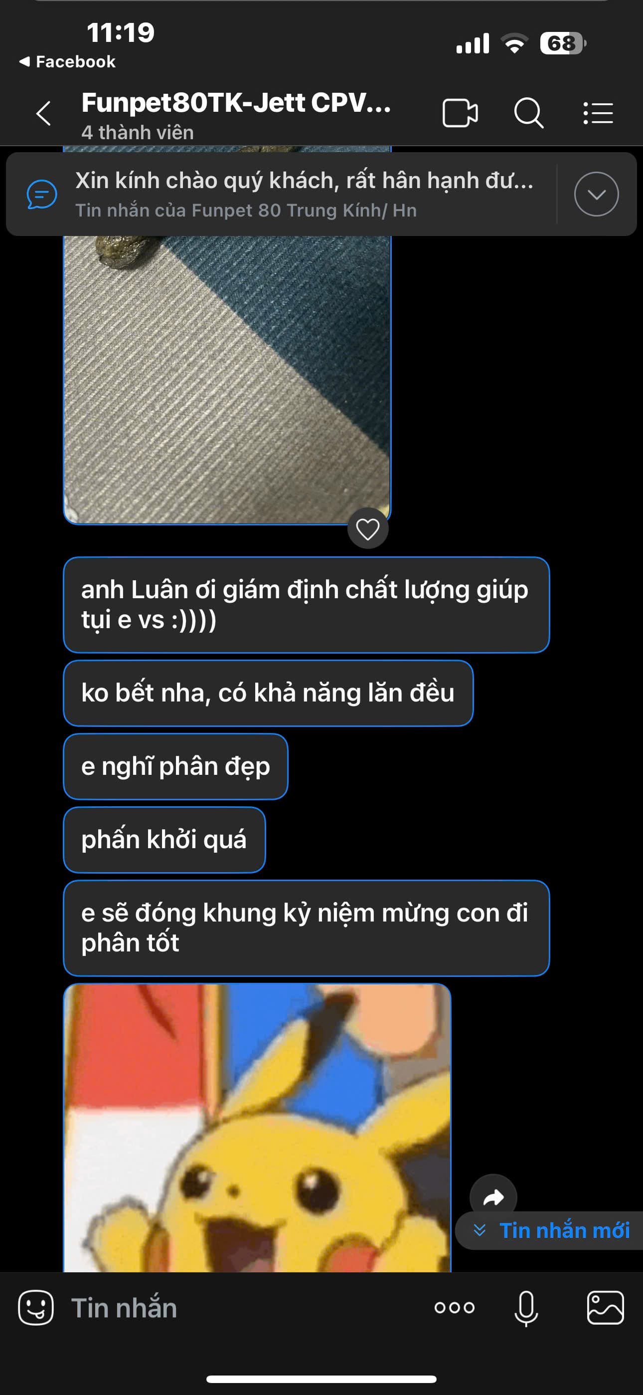 Anh Luận phản hồi