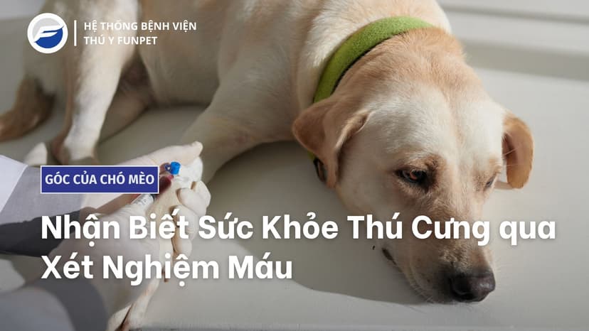 Nhận Biết Sức Khỏe Thú Cưng qua Xét Nghiệm Máu